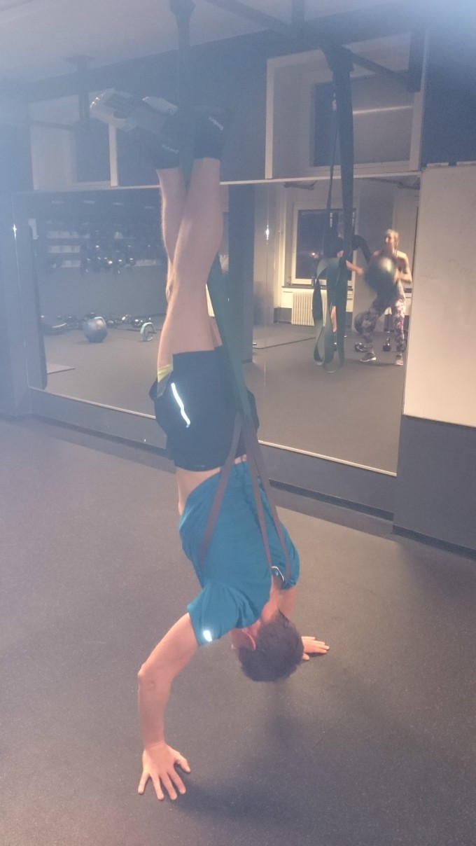 Assisted Handstand